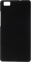 Shop4 - Huawei Ascend P8 Lite Hoesje - Back Case Hard Zwart