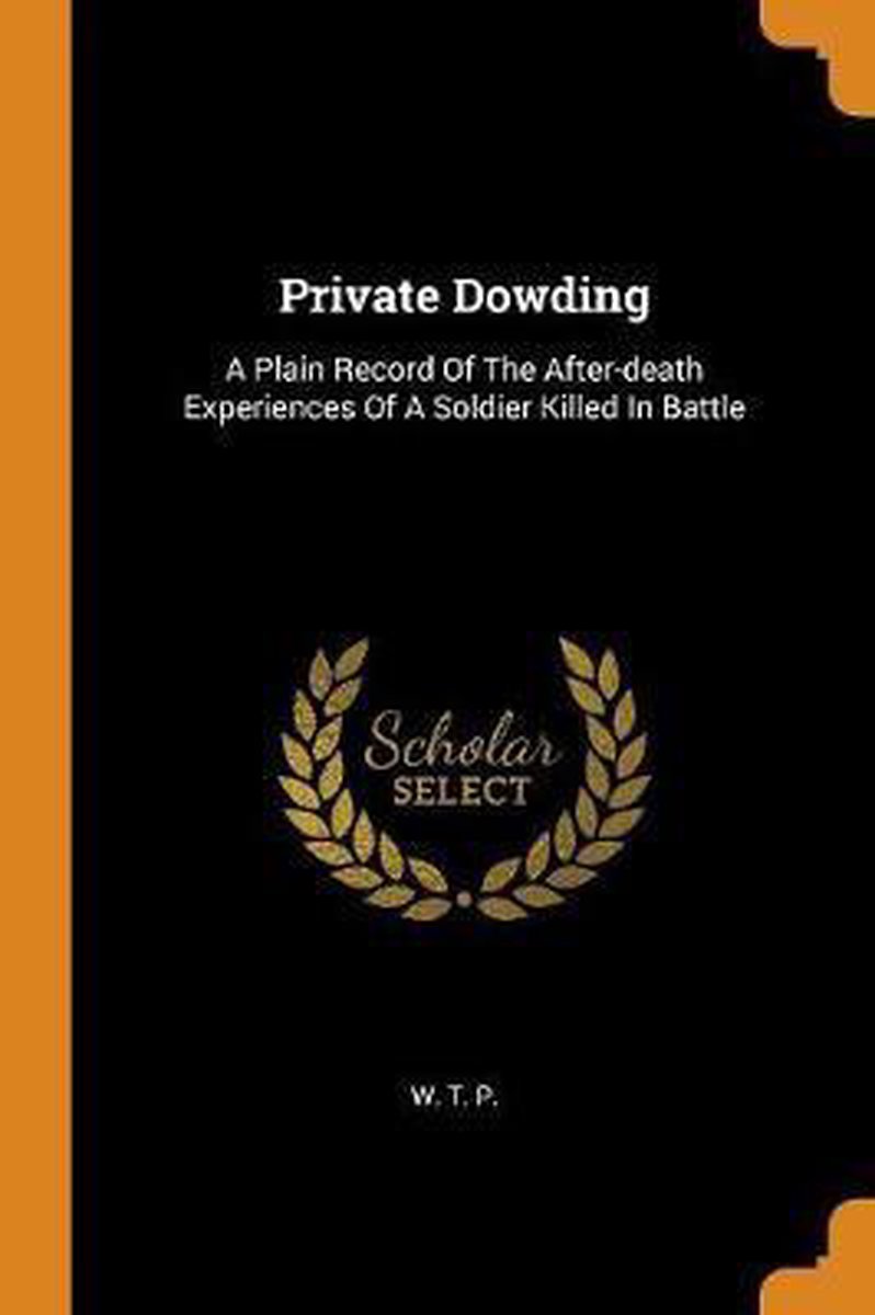 Private Dowding - W T P