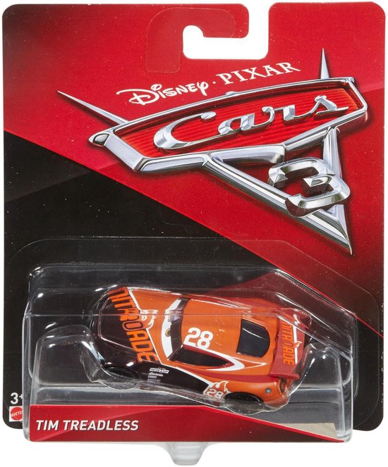 Cars 3 Diecast Tim Treadless - Speelgoedauto van Mattel — afbeelding 5