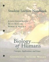 Student Lecture Notebook for Biology of Humans