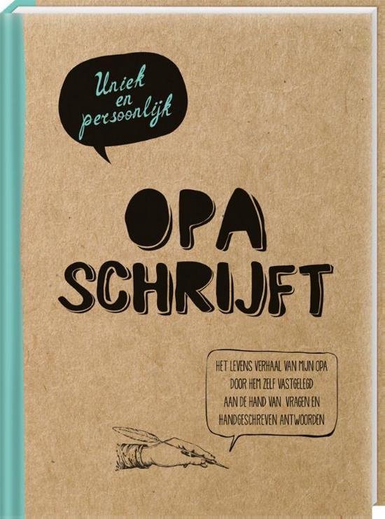 9789463332439 - Opa schrijft over toen  voor later