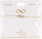 Armband Infinity, gold plated