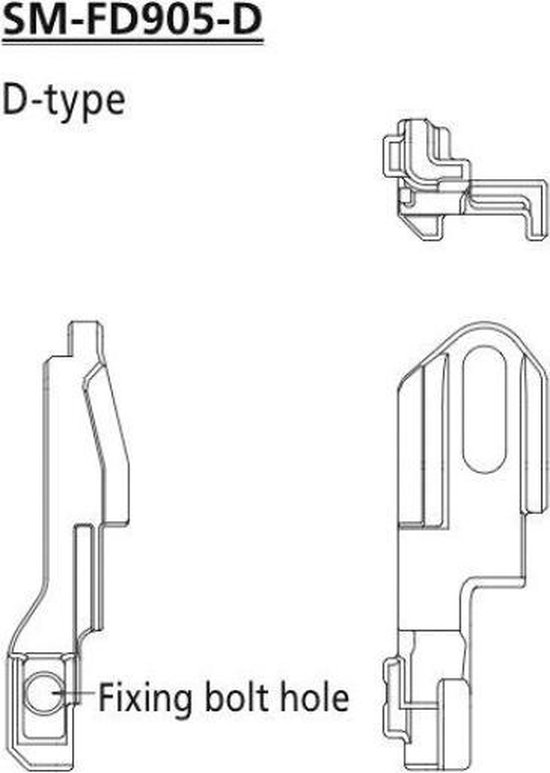 Foto: Shimano adapter direct mount voorderailleur fd m9050 m9070