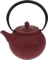 Cosy&Trendy Lantern Theepot - 1.2 l - Gietijzer - Rood