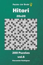 Puzzles for Brain - Hitori 200 Puzzles 20x20 Vol. 6