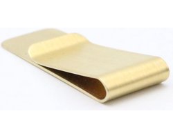 GeldClip Goud | Money clip | Sterk & Strak | Briefjes & Pasjes