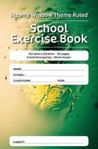 Steamy Window Theme Ruled School Exercise Book
