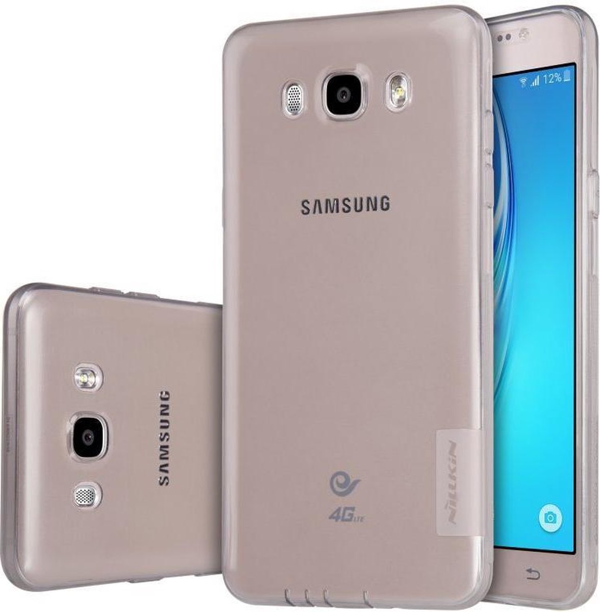Nillkin Nature TPU Hoesje Samsung Galaxy J7 (2016) Grijs