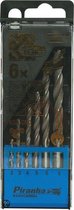 Piranha HI-TECH Bullet metaalboren cassette, 6 stuks 2 - 8mm X56003