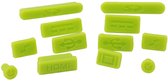 Xssive Anti-dust plugs voor MacBook Pro 13.3/MacBook Pro 15.4 - Groen