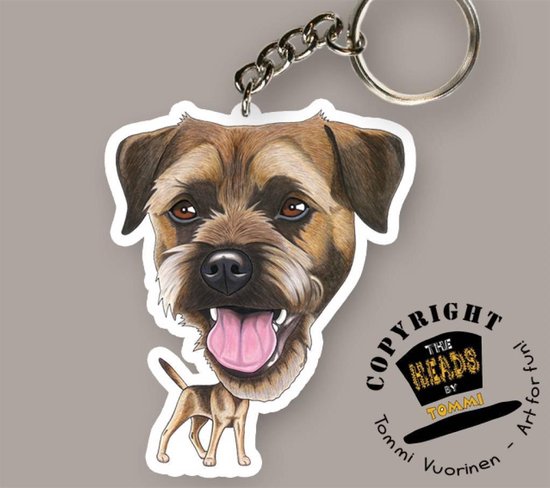 Sleutelhanger Hond Border Terrier