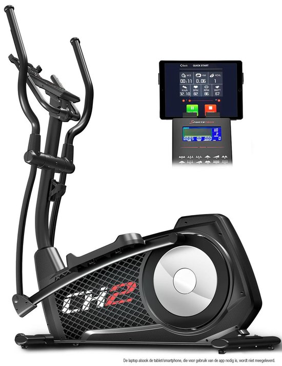 genezen Vochtig luisteraar Sportstech CX2 crosstrainer - 27 kg vliegwiel - ellipstrainer - Bluetooth |  bol.com
