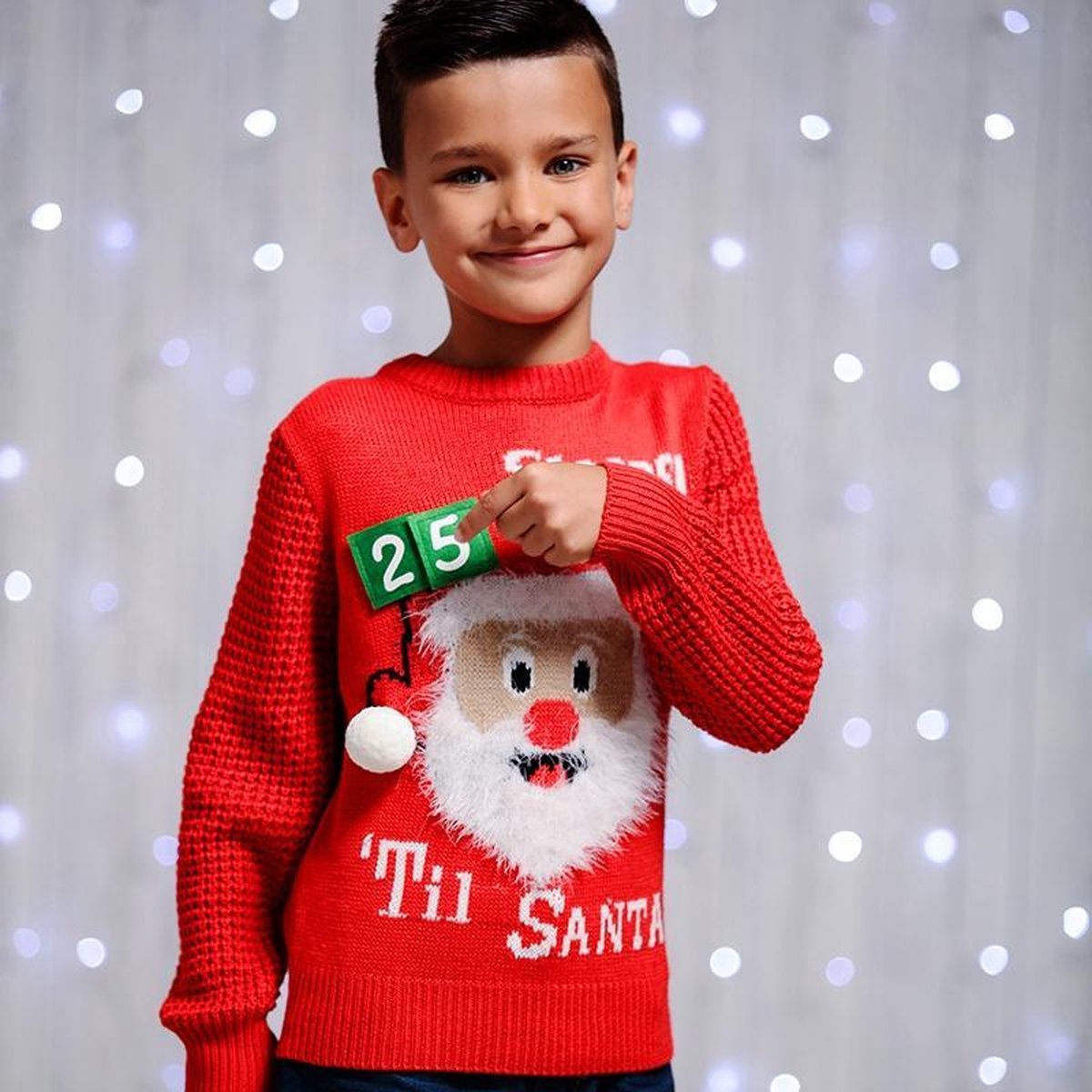 band Door Eigenlijk Kerstmis trui, Kerst trui voor jongens met leuke Kerstman opdruk als foute  Kersttrui,... | bol.com