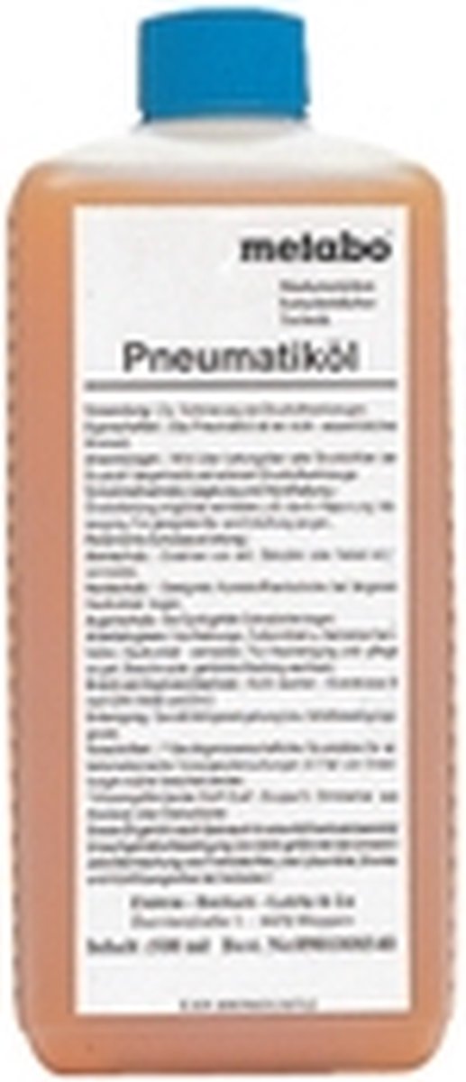 Speciale olie 0,5l voor persluchtgereedschappen