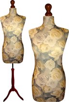 Summer flower paspop met donker bruine sparkling driepoot 40/42