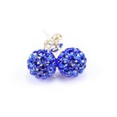 Karma Cobalt Blue Oorstekers (Diameter 8mm) 71009-8