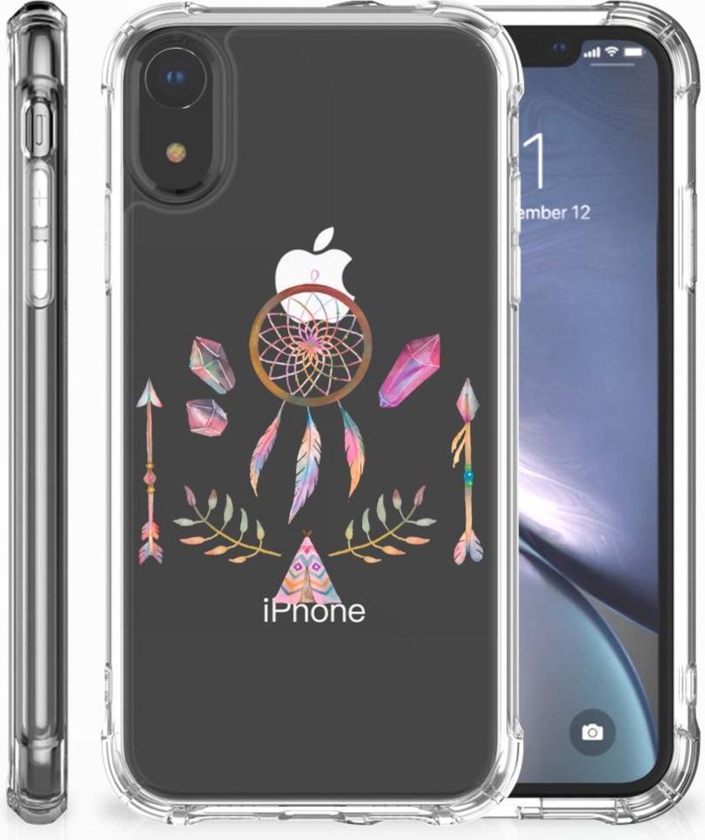 Apple iPhone Xr Stevig Bumper Hoesje Boho Dreamcatcher