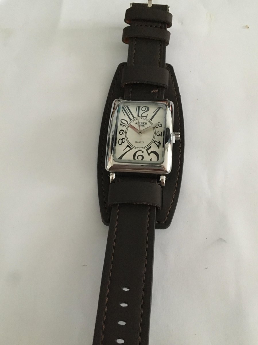 Horloge heren bruin groot | bol.com