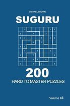 Suguru - 200 Hard to Master Puzzles 9x9 (Volume 4)