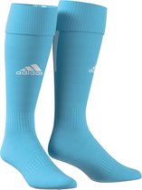 adidas Santos 18 Sportsokken - Maat 34 - Unisex - licht blauw/wit