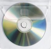 Veloflex 2259000 CD-doosje Opbergmap/sleeve 1 schijven Transparant