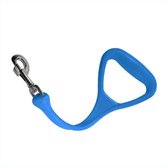 The Perfect Leash Looplijn Heeler Full-Stretch Blauw - Hondenriem - 34 cm