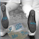 'I DO' & 'ME TOO' Setje -Aqua Blauw