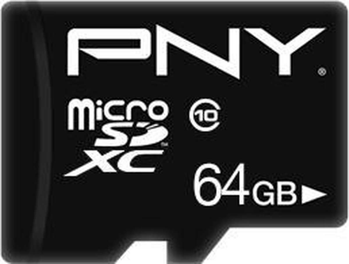 Micro SD geheugenkaart met adapter PNY Performance Plus C10