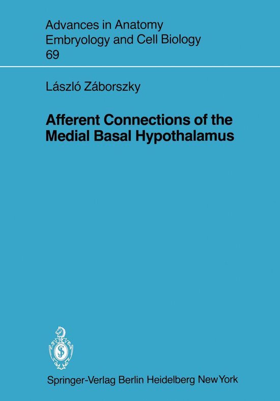 Medicine (R0) - Afferent Connections of the Medial Basal Hyp ... - cover