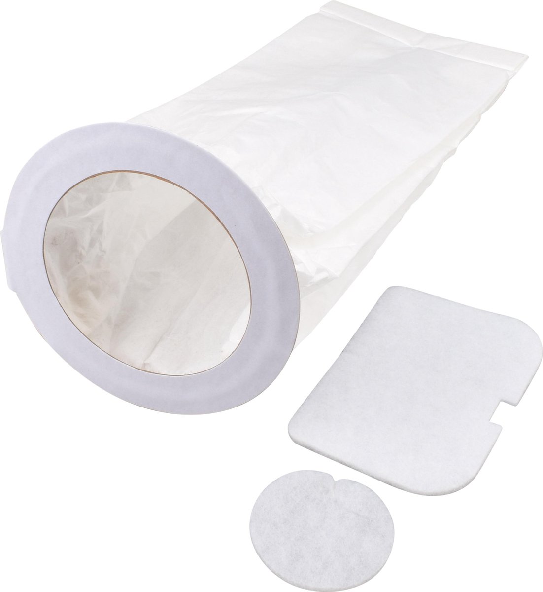 Covako Geschikt voor NILFISK. 5 stuks. Stofzuigerzakken voor Rugzakzuiger ComfortPak 10, 1471097500 + motorstoffilter en uitlaatfilter. COVAKO Merk