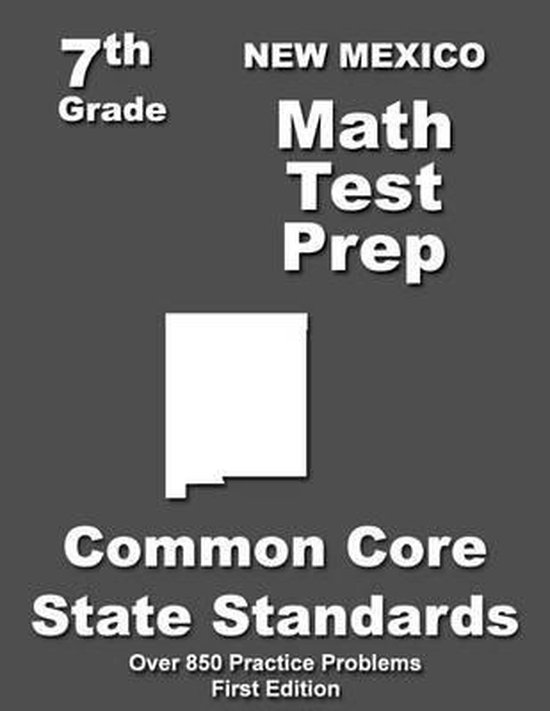 New Mexico 7th Grade Math Test Prep - cover