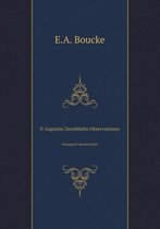 P. Augustin Dornbluths Observationes Inaugural-dissertation