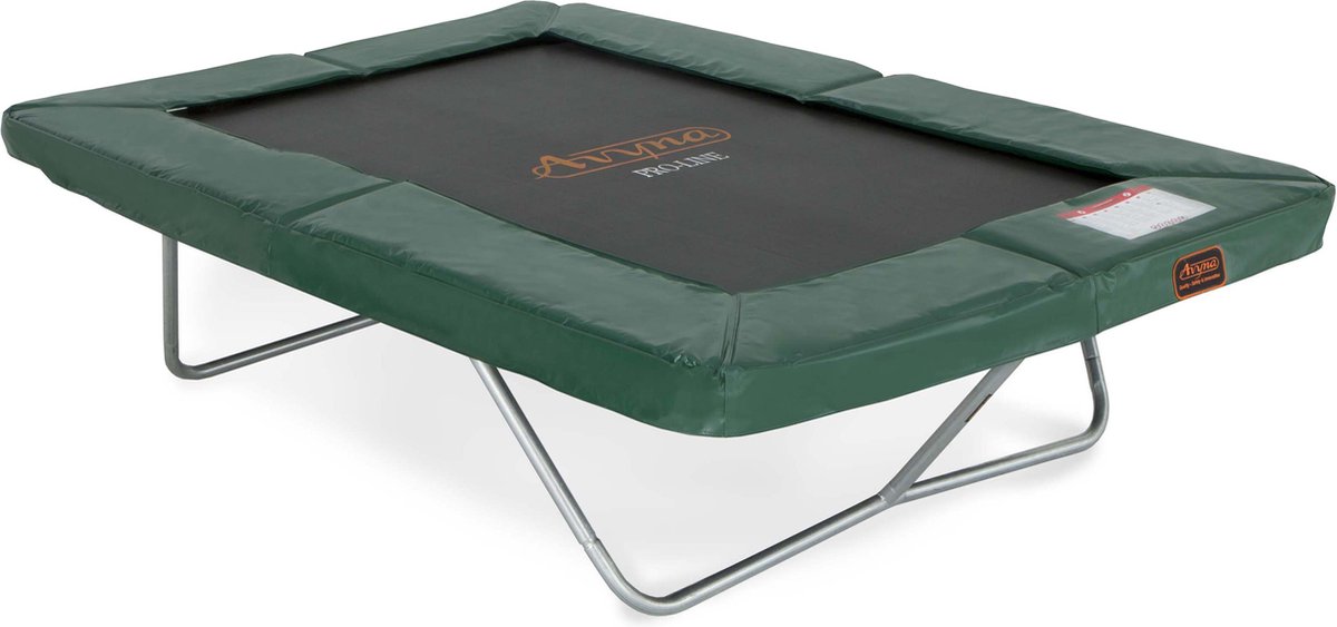 Avyna PRO-LINE trampoline 213 (275x190) Groen - Rechthoek