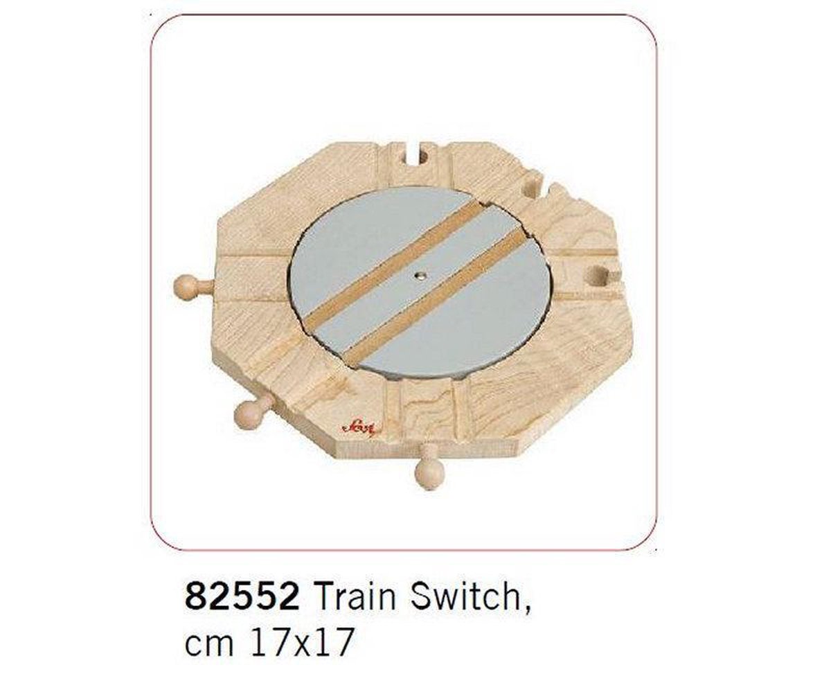 houten treinbaan train switch