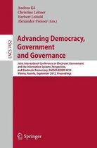 Advancing Democracy, Government and Governance