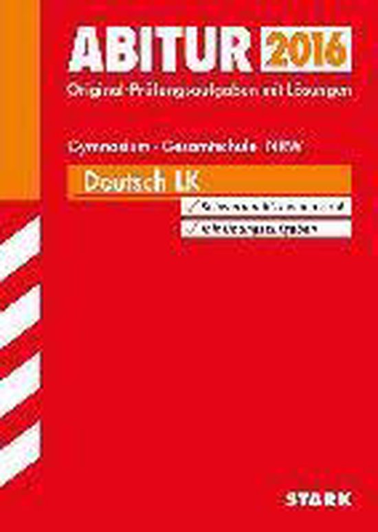 Deutsch Lk Abitur 2021 Nrw Lösungen Abiturprüfung Nordrhein-Westfalen - Deutsch LK | 9783849018191 | Boeken
