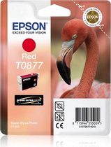 Epson Flamingo inktpatroon Red T0877 Ultra Gloss High-Gloss 2