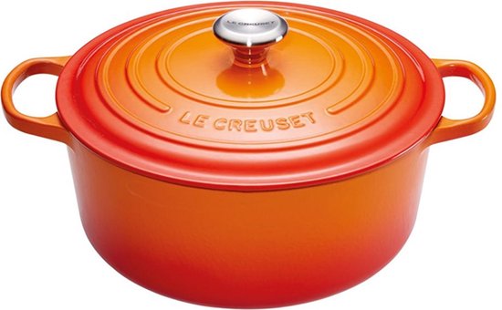 Le Creuset Braadpan Signature Oranjerood - ø 28 cm 6.7 Liter | bol.com