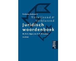 Verwijzend En Verklarend Juridisch Woordenboek