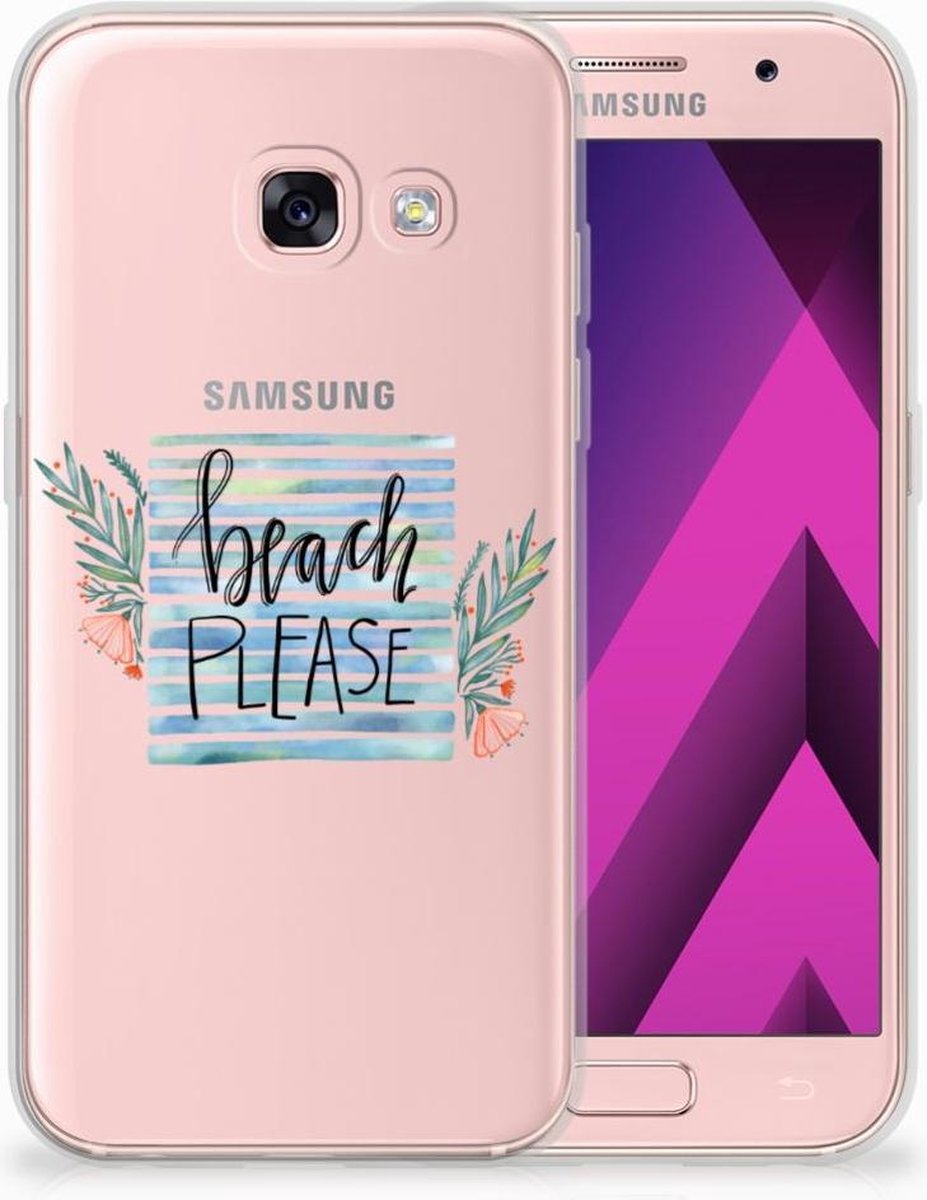 Samsung Galaxy A3 2017 Telefoonhoesje met Naam Boho Beach
