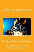 Basketball Game Stats Book