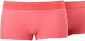 Zaccini 2-pack dames shorts- Papaya - Papaya