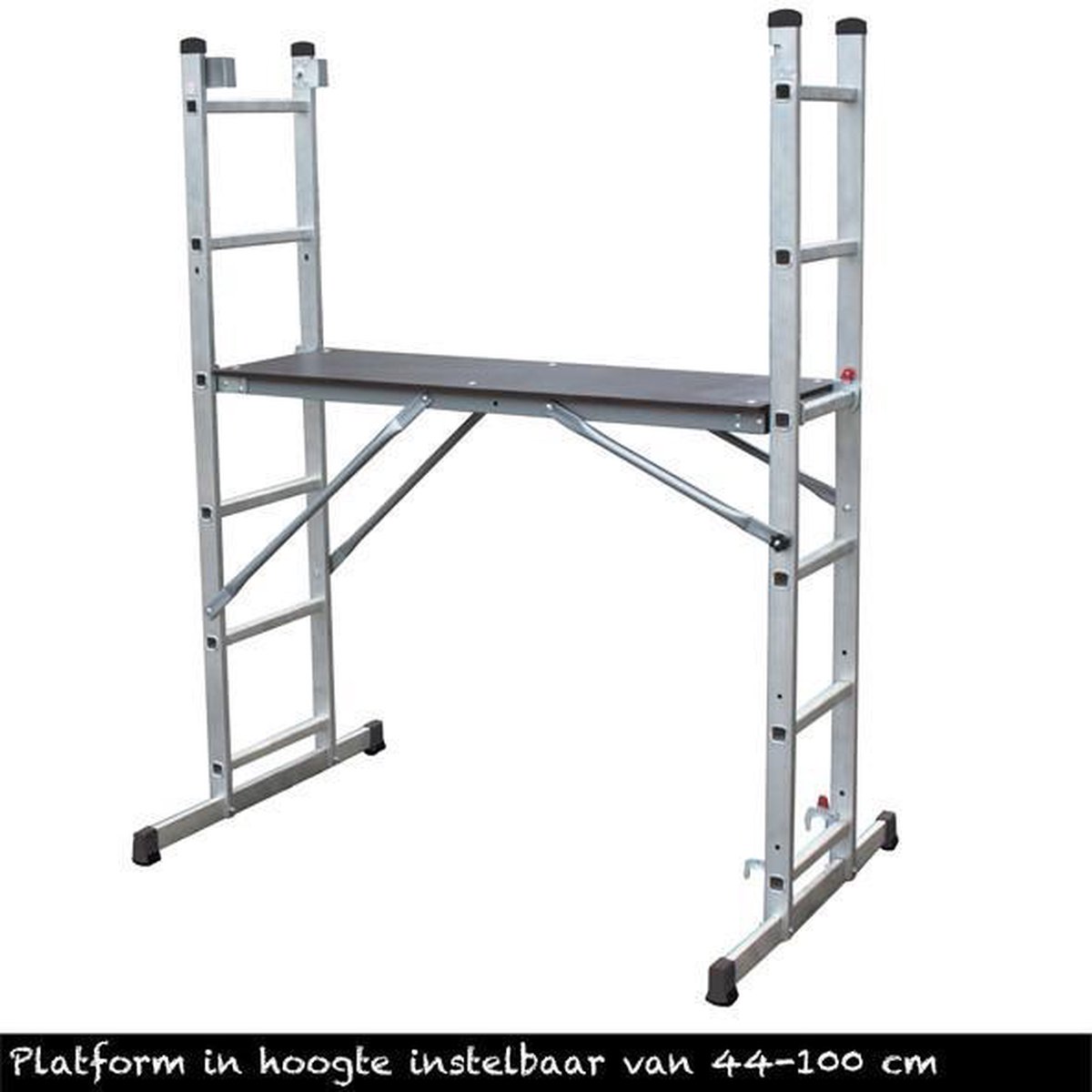 Ladder en steiger in een 2x6 treden