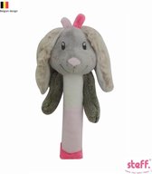 Steff konijntje "Rabbit" knijpspeeltje roze