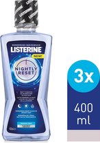 Listerine Nightly Reset - Mondspoeling - 3x400ml