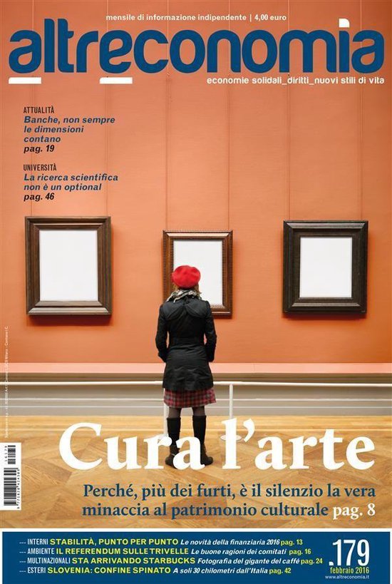 Altreconomia 179, febbraio 2016 - cover