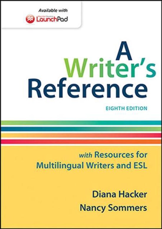 A Writer's Reference - cover
