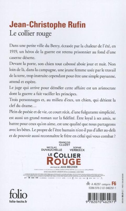 Le collier rouge, Jean-Christophe Rufin | 9782070462971 | Livres | bol.com