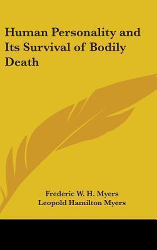 Human Personality And Its Survival Of Bodily Death - cover
