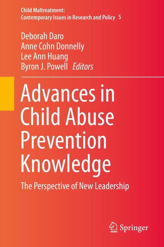Omslag van Advances in Child Abuse Prevention Knowledge